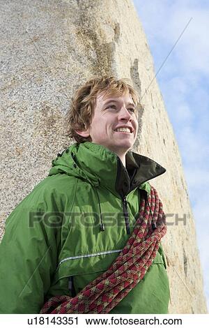Close up portrait of climber View Large Photo Image Stock Image - Close up portrait of climber. Fotosearch
