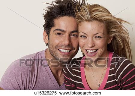 Stock Photography - couple close up. Fotosearch