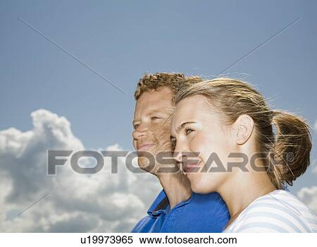 Couple Looking Left Together View Large Photo Image Stock Photography - Couple Looking Left Together. Fotosearch