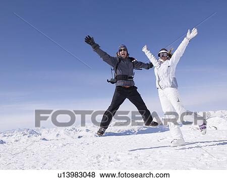 Stock Photo - couple playing around. Fotosearch