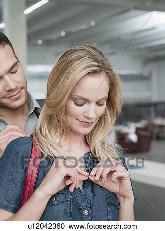 couple shopping looking at jewelry View Large Photo Image Stock Image - couple shopping looking at jewelry. Fotosearch