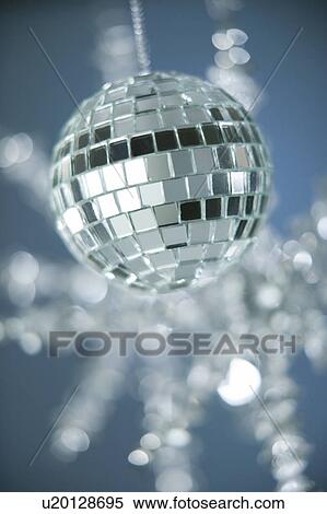 Stock Photography - Disco ball Christmas ornament. Fotosearch