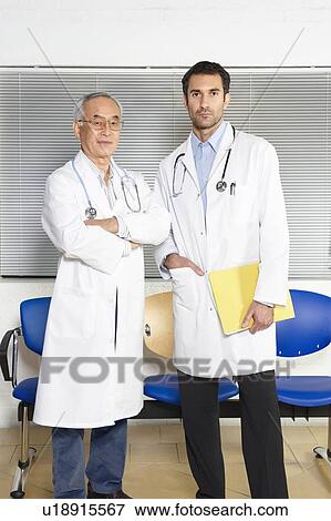 Stock Photo - Doctors in waiting room. Fotosearch