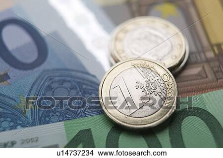Euro currency and coins View Large Photo Image Picture - Euro currency and coins. Fotosearch