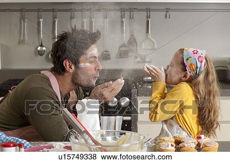 father and daughter cooking View Large Photo Image Stock Photo - father and daughter cooking. Fotosearch