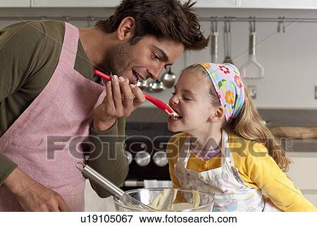father and daughter cooking View Large Photo Image Stock Photo - father and daughter cooking. Fotosearch