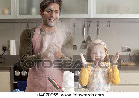 father and daughter cooking View Large Photo Image Stock Photography - father and daughter cooking. Fotosearch