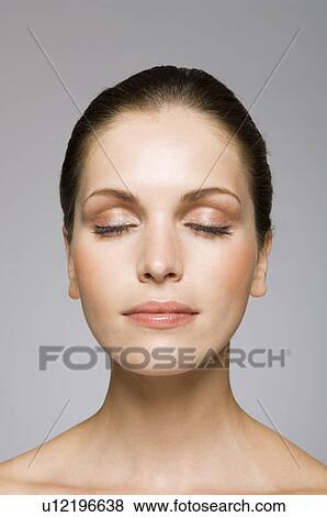 Female beauty model looking at camera View Large Photo Image Stock Photo - Female beauty model looking at camera. Fotosearch