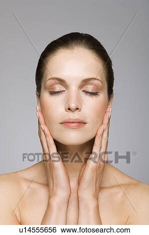 Female beauty model looking at camera View Large Photo Image Stock Photograph - Female beauty model looking at camera. Fotosearch