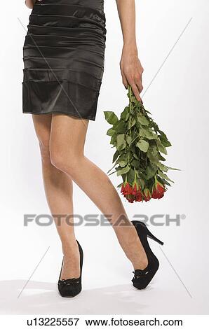 female legs with roses View Large Photo Image Stock Photo - female legs with roses. Fotosearch