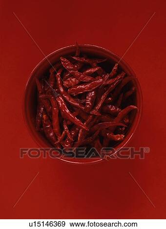 Food - bowl of chilies View Large Photo Image Stock Photo - Food - bowl of chilies. Fotosearch