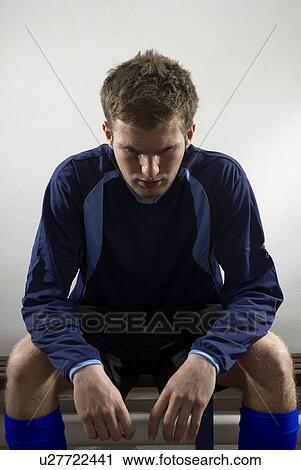 footballer looking tired View Large Photo Image Stock Image - footballer looking tired. Fotosearch