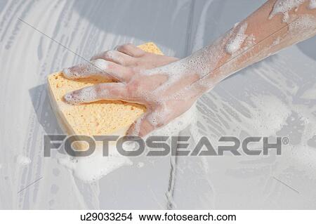 hand washing car View Large Photo Image Picture - hand washing car. Fotosearch