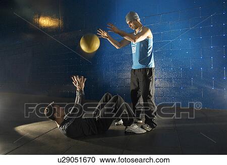 man doing sit ups View Large Photo Image Stock Image - man doing sit ups. Fotosearch