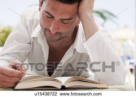 Man Reading Book View Large Photo Image Stock Image - Man Reading Book. Fotosearch