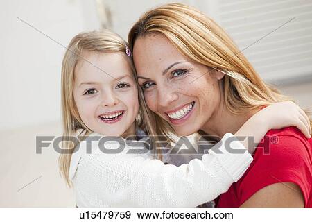 Stock Photo - mother and daughter. Fotosearch