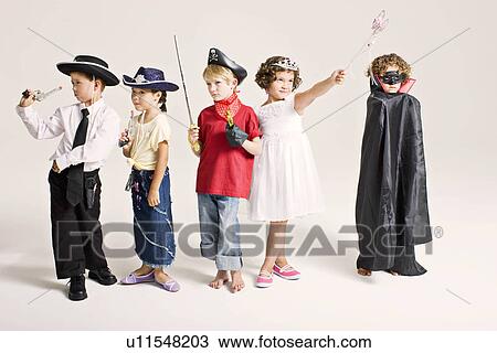 party kids in costume View Large Photo Image Stock Image - party kids in costume. Fotosearch