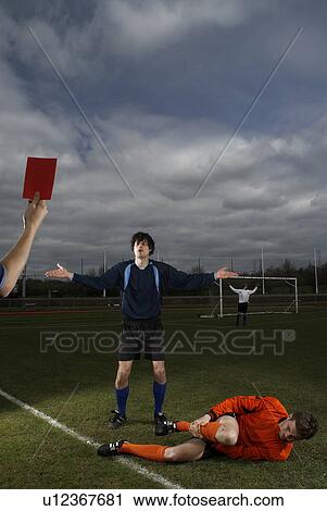 player being shown the red card View Large Photo Image Stock Image - player being shown the red card. Fotosearch