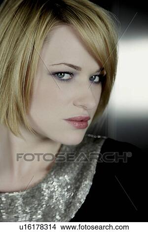 Picture - Portrait of a woman.. Fotosearch