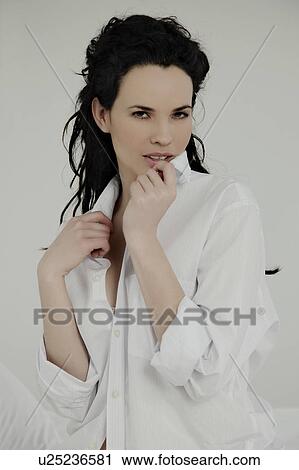 Portrait of a woman. View Large Photo Image Stock Image - Portrait of a woman.. Fotosearch