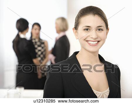 Stock Photography - Portrait of a young businesswoman. Fotosearch