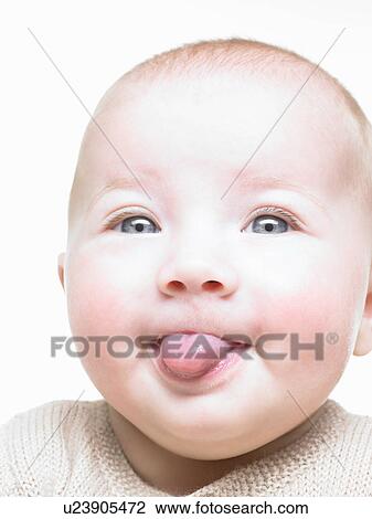 Portrait of baby girl View Large Photo Image Stock Image - Portrait of baby girl. Fotosearch