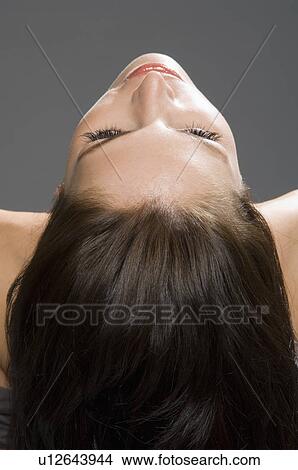 portrait of female from above View Large Photo Image Picture - portrait of female from above. Fotosearch