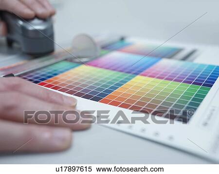 Printer With Colour Reference Card View Large Photo Image Stock Photography - Printer With Colour Reference Card. Fotosearch