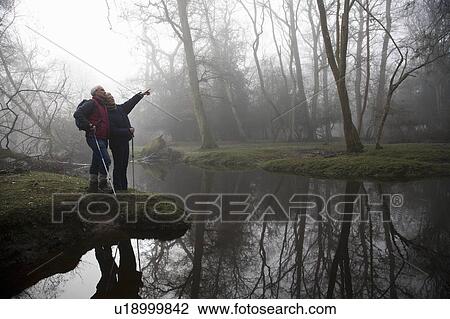 Retired Couple by River View Large Photo Image Stock Image - Retired Couple by River. Fotosearch