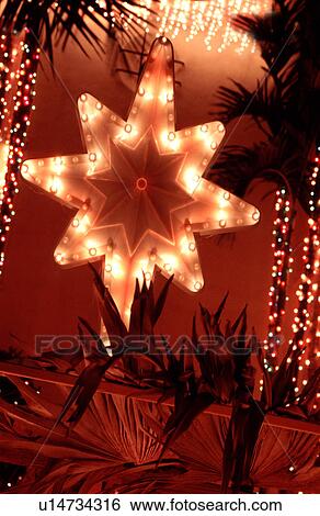 Star outdoor Christmas ornaments View Large Photo Image Stock Photograph - Star outdoor Christmas ornaments. Fotosearch