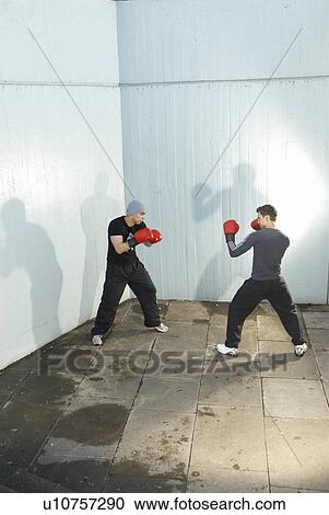 two men sparing View Large Photo Image Stock Image - two men sparing. Fotosearch