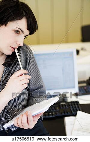 woman in office View Large Photo Image Stock Photo - woman in office. Fotosearch