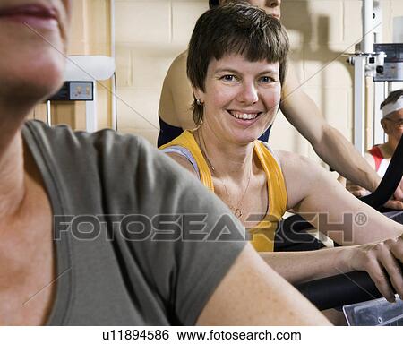 woman training at gym View Large Photo Image Stock Photograph - woman training at gym. Fotosearch
