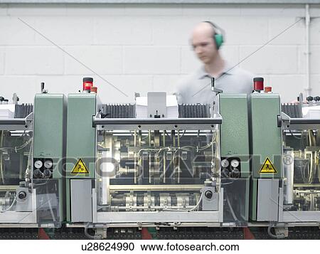 Worker With Printer View Large Photo Image Stock Image - Worker With Printer. Fotosearch