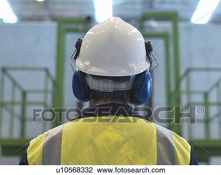Worker With Protective Clothing View Large Photo Image Stock Image - Worker With Protective Clothing. Fotosearch
