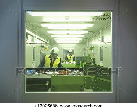 Workers Separating Waste In Plant View Large Photo Image Stock Photograph - Workers Separating Waste In Plant. Fotosearch