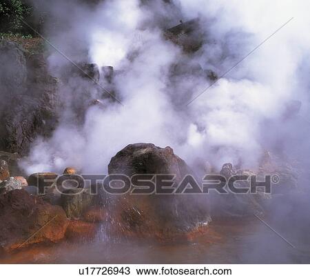 Stock Image - Beppu Onsen. Fotosearch