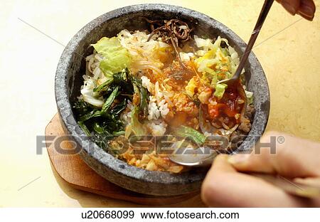 Bi bim bap View Large Photo Image Stock Photo - Bi bim bap. Fotosearch