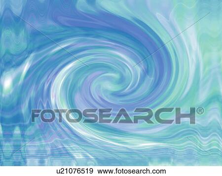Stock Photo - Blue swirl, computer graphic. Fotosearch