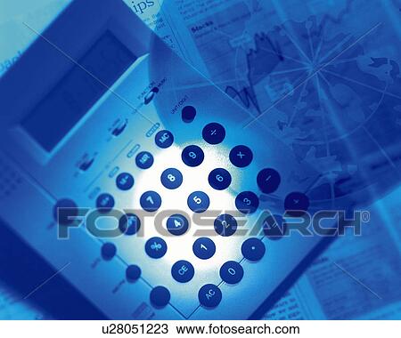 Calculator on newspaper, close up, toned image View Large Photo Image Stock Image - Calculator on newspaper, close up, toned image. Fotosearch