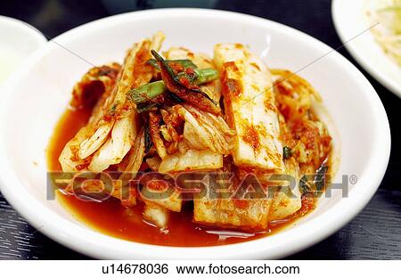 Chinese cabbage kimchee View Large Photo Image Stock Photograph - Chinese cabbage kimchee. Fotosearch