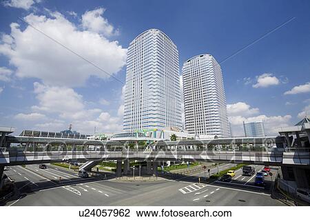 Cityscape of Makuhari City View Large Photo Image Stock Image - Cityscape of Makuhari City. Fotosearch