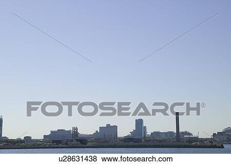 Cityscape under blue sky, copy space, Tokyo prefecture, Japan View Large Photo Image Stock Photo - Cityscape under blue sky, copy space, Tokyo prefecture, Japan. Fotosearch