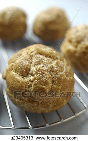 Close Up Image of Cream Puff View Large Photo Image Stock Image - Close Up Image of Cream Puff. Fotosearch