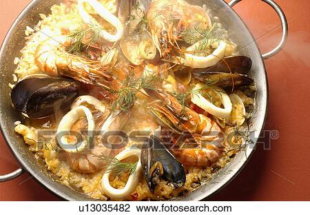 Close-up of Paella View Large Photo Image Stock Image - Close-up of Paella. Fotosearch