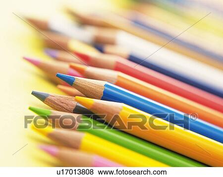 Stock Photo - Colored pencils. Fotosearch