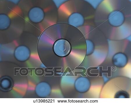 Stock Image - Compact discs. Fotosearch