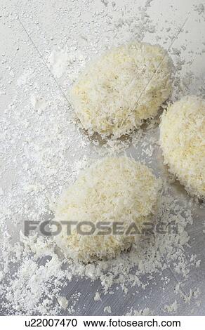 Stock Image - Croquettes with breadcrumbs. Fotosearch