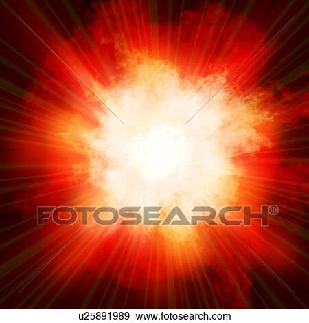 Stock Photo - Explosion. Fotosearch