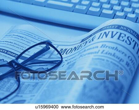 Eye glasses on newspaper View Large Photo Image Stock Image - Eye glasses on newspaper. Fotosearch